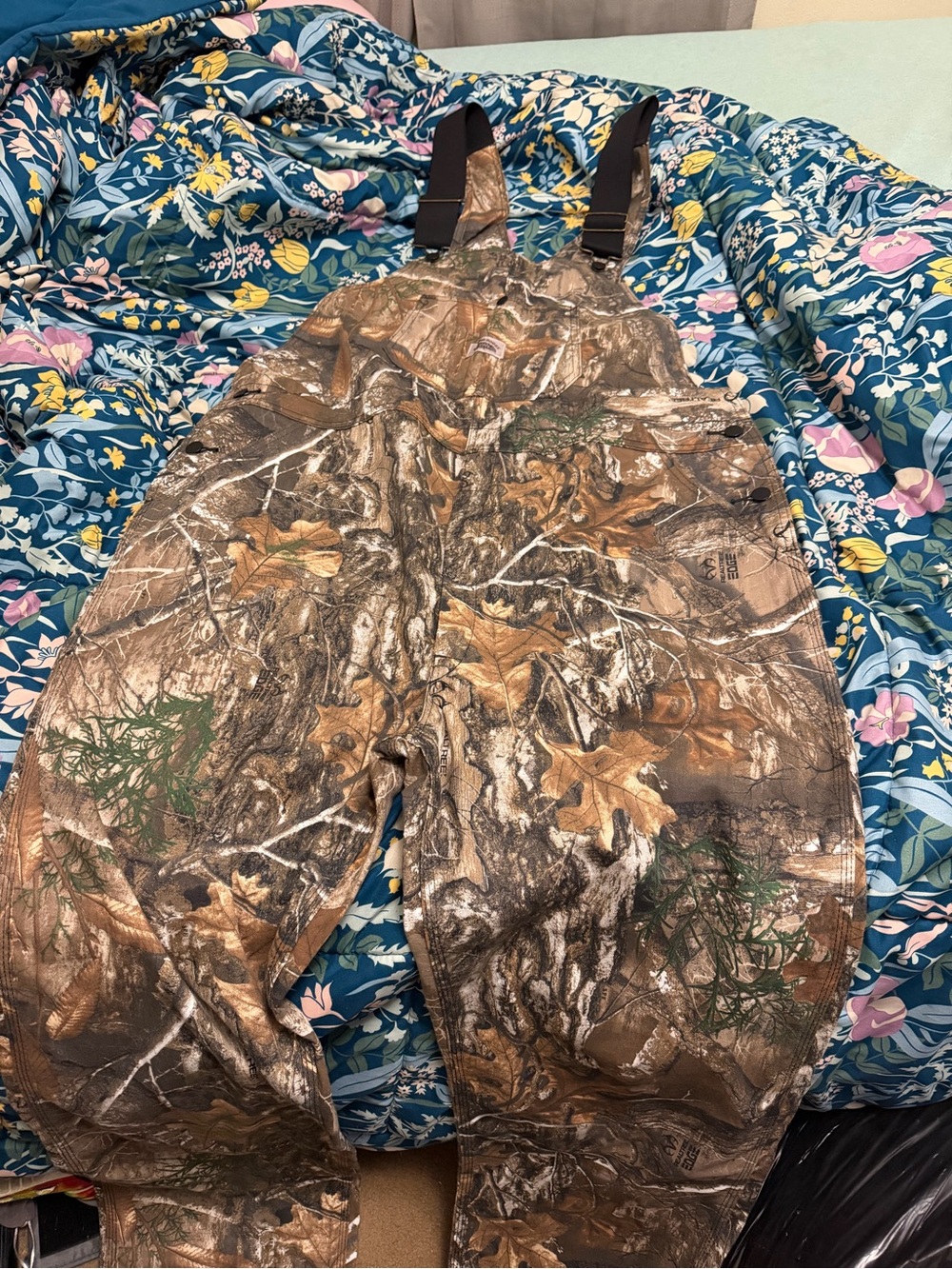 Men's Realtree-Inspired Camo Bib Overalls - Brown Camo